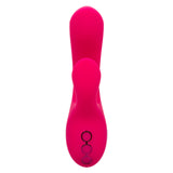 California Dreaming Summer Lovin' Venice Beach Babe Rechargeable Silicone Dual Stimulating Vibrator - Pink