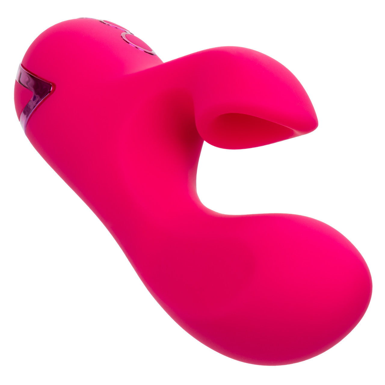 California Dreaming Summer Lovin' Venice Beach Babe Rechargeable Silicone Dual Stimulating Vibrator - Pink
