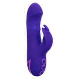 California Dreaming Summer Lovin' Haight Ashbury Hottie Rechargeable Silicone Dual Stimulating Vibrator - Purple