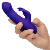 California Dreaming Summer Lovin' Haight Ashbury Hottie Rechargeable Silicone Dual Stimulating Vibrator - Purple