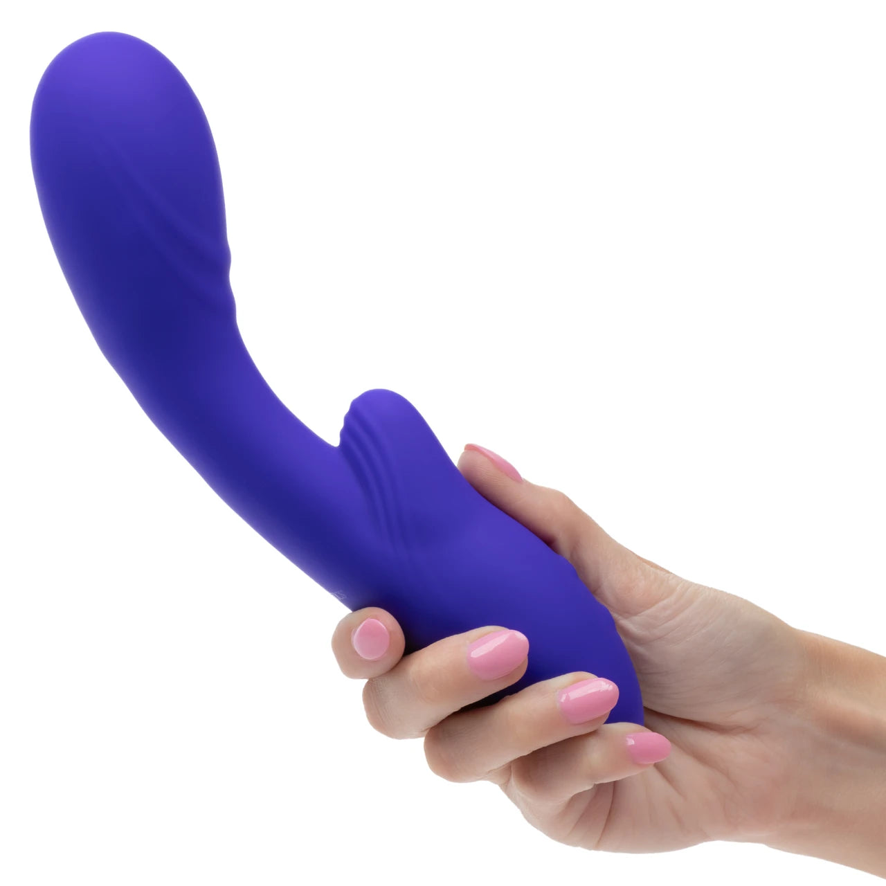 Rumbler Rumble G Rechargeable Silicone Dual Vibrator - Purple