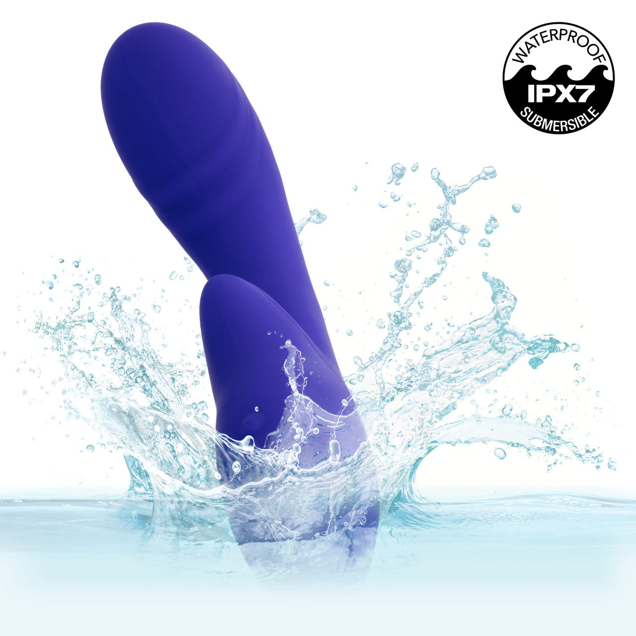 Rumbler Rumble G Rechargeable Silicone Dual Vibrator - Purple