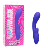 Rumbler Rumble G Rechargeable Silicone Dual Vibrator - Purple