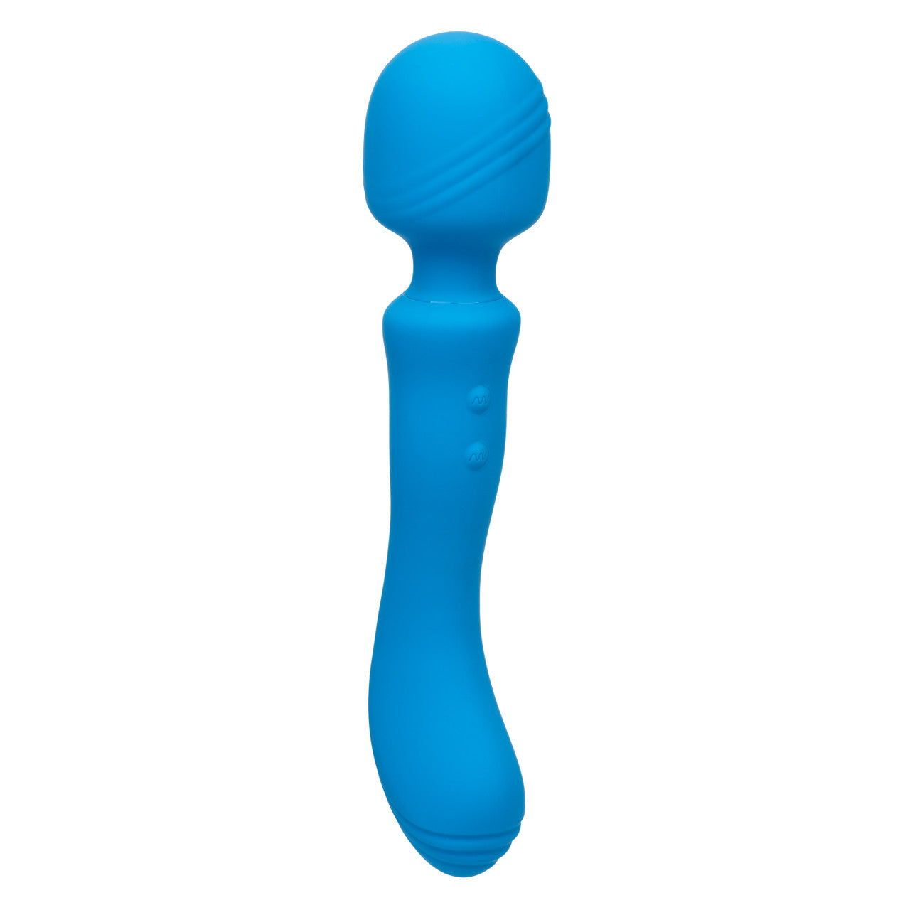 Rumbler Rumble Wand Rechargeable Silicone Vibrator - Blue