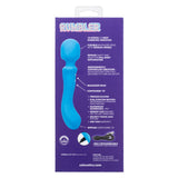 Rumbler Rumble Wand Rechargeable Silicone Vibrator - Blue