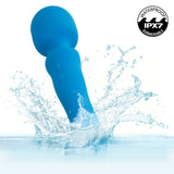 Rumbler Rumble Wand Rechargeable Silicone Vibrator - Blue