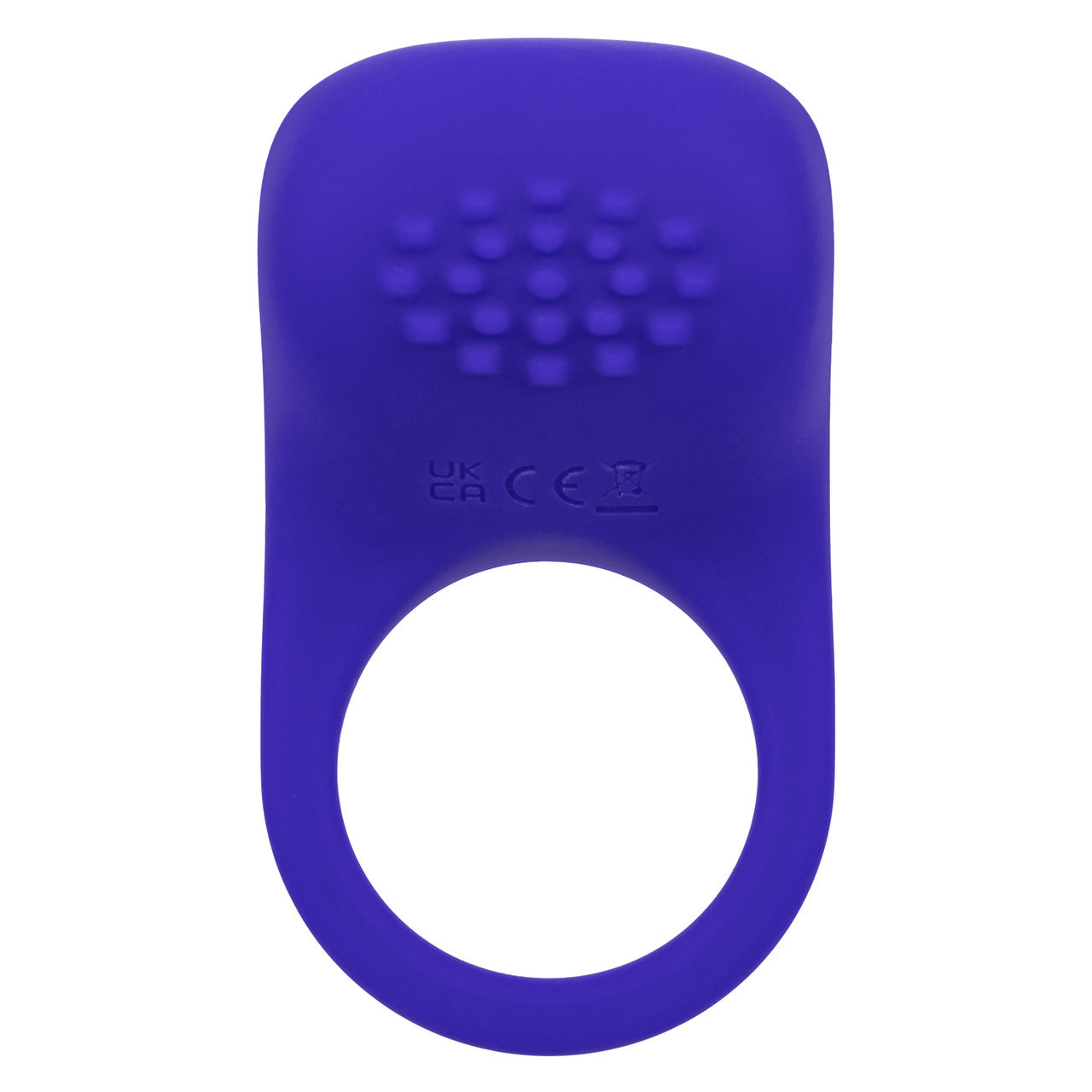 Rumbler Rumble Rechargeable Silicone Cock Ring - Purple