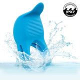 Rumbler Rumble Rechargeable Silicone Dual Cock Ring - Blue