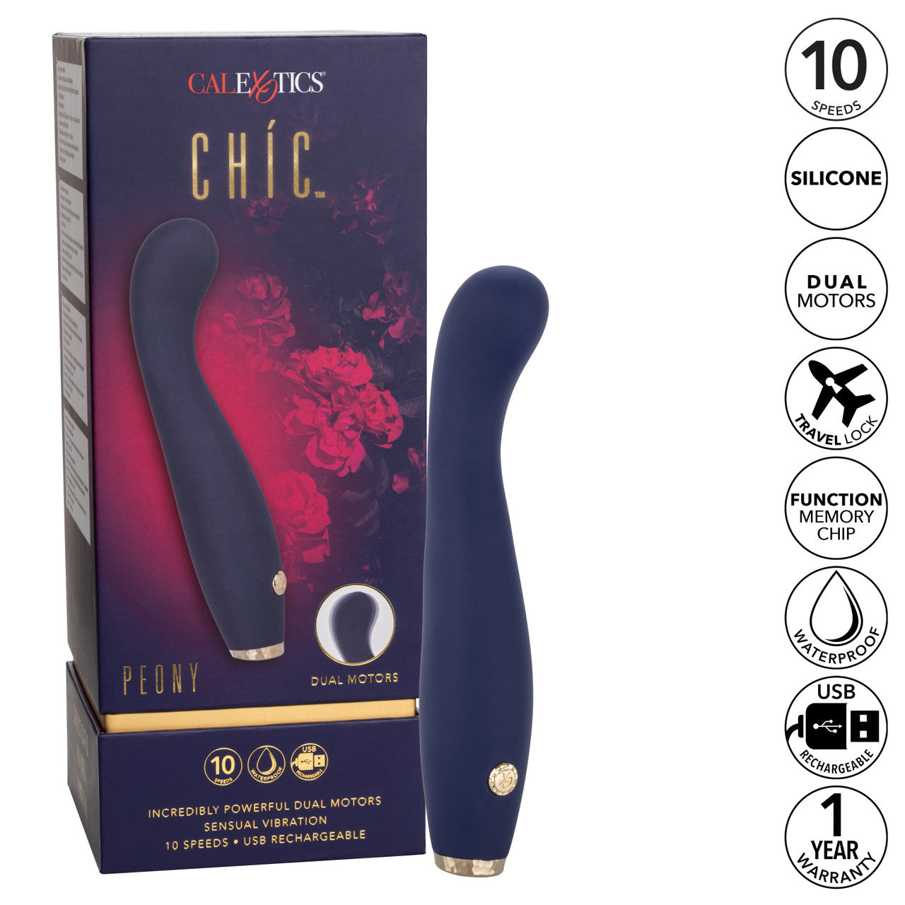 Chic Peony - Blue