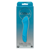 Kroma Turbo Exciter Rechargeable Silicone Mini Massager - Blue