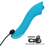 Kroma Turbo Exciter Rechargeable Silicone Mini Massager - Blue