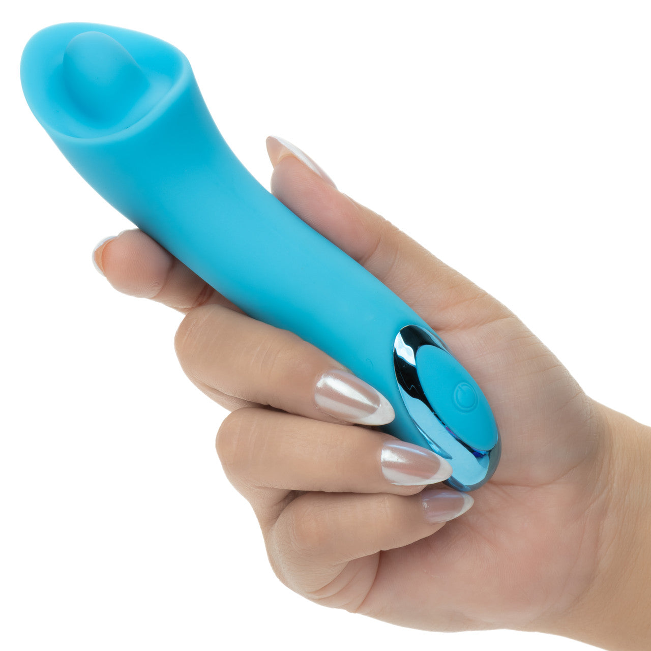 Kroma Turbo Exciter Rechargeable Silicone Mini Massager - Blue