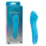 Kroma Turbo Exciter Rechargeable Silicone Mini Massager - Blue