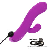 Kroma Turbo Passion Rechargeable Silicone Dual Stimulator - Purple