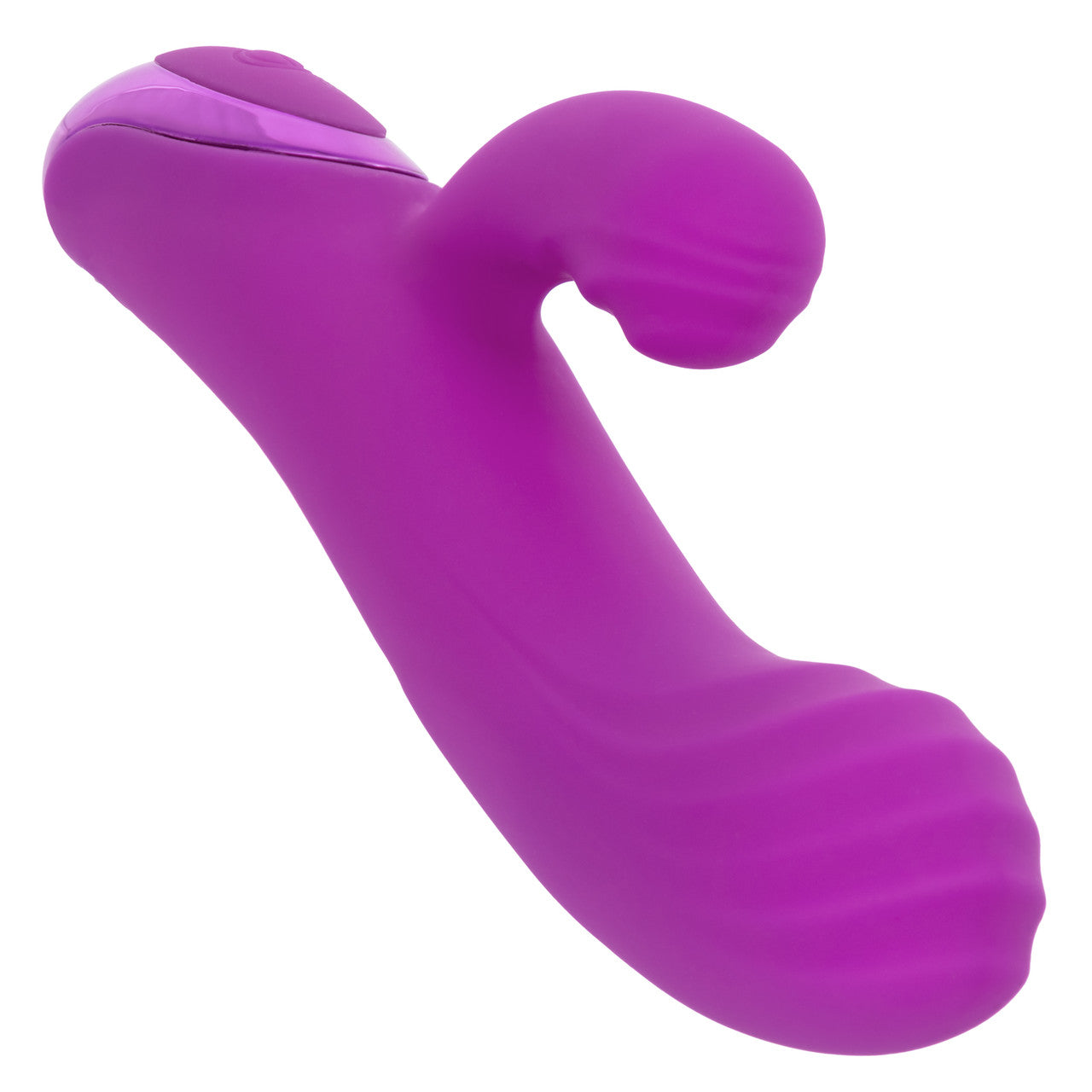 Kroma Turbo Passion Rechargeable Silicone Dual Stimulator - Purple
