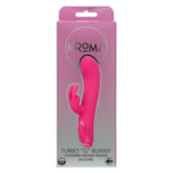 Kroma Turbo G Bunny Rechargeable Silicone Rabbit Vibrator - Pink