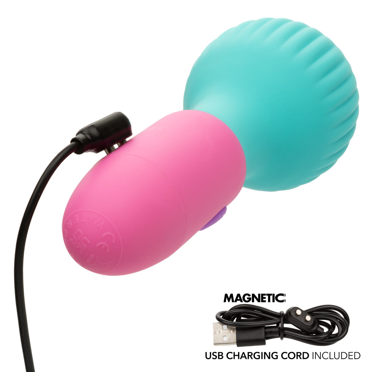 Naughty Bits To The Max Vibrating Rechargeable Silicone Wand
