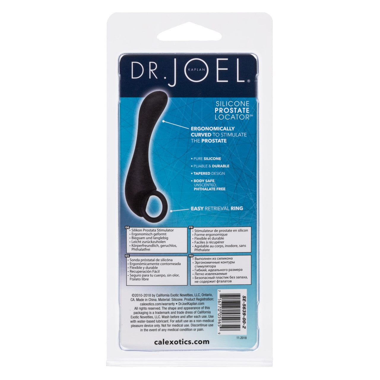 Dr. Joel Kaplan Silicone Prostate Locator - Black