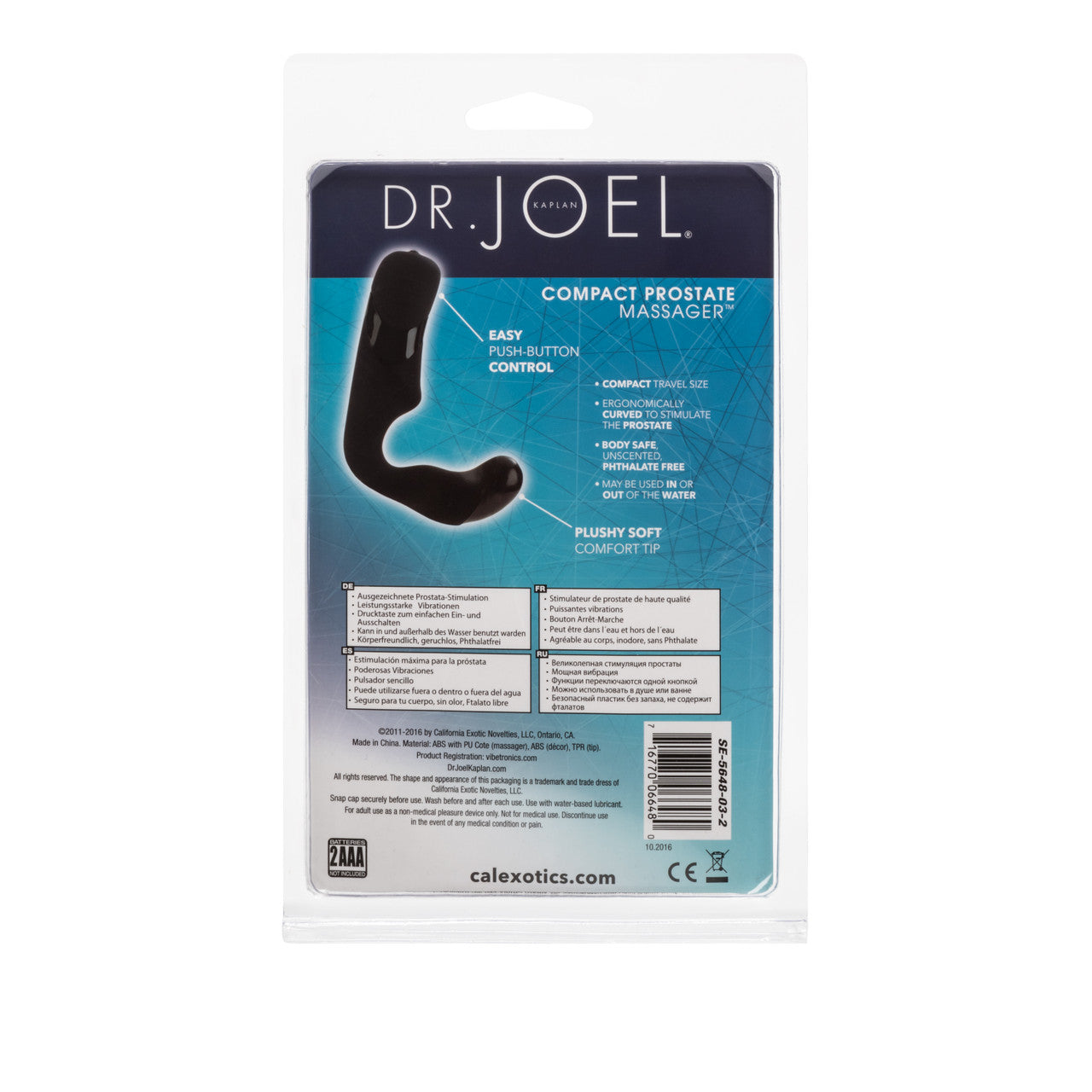Dr. Joel Kaplan Compact Prostate Massager - Black