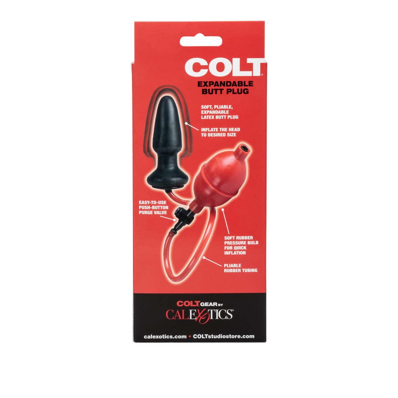COLT Expandable Butt Plug - Black