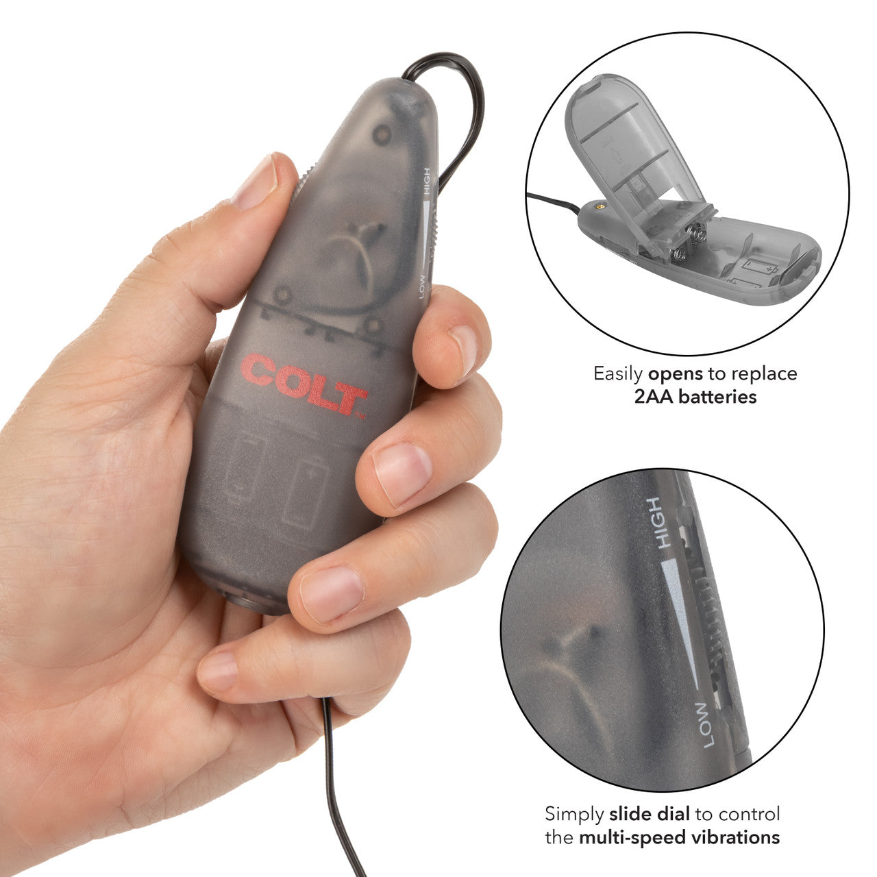 COLT Multi-Speed Power Pak Bullet - Silver