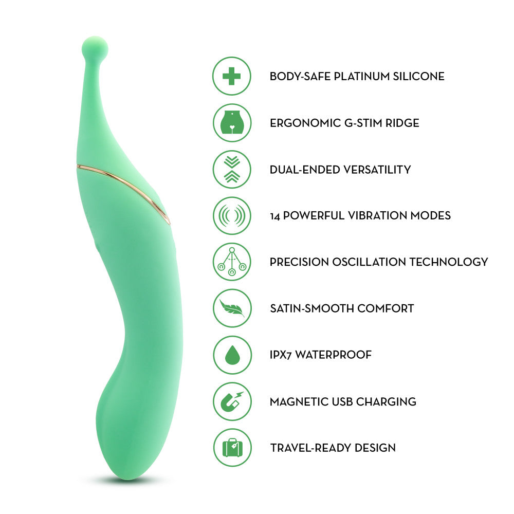 Blush Collection Stella Rechargeable Silicone Dual End Vibrator