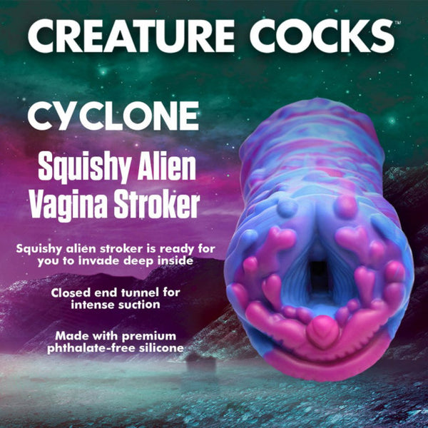Creature Cocks Cyclone Silicone Squishy Alien Vagina Stroker
