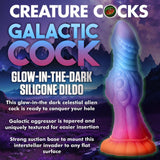 Creature Cocks Galactic Cock Alien Creature Glow in the Dark Silicone Dildo