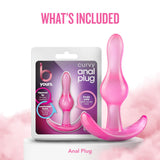 B Yours - Curvy Anal Plug - Pink