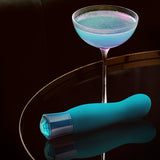 Oh My Gem Fierce 5 Inch Warming G-Spot Vibrator in Blue Topaz