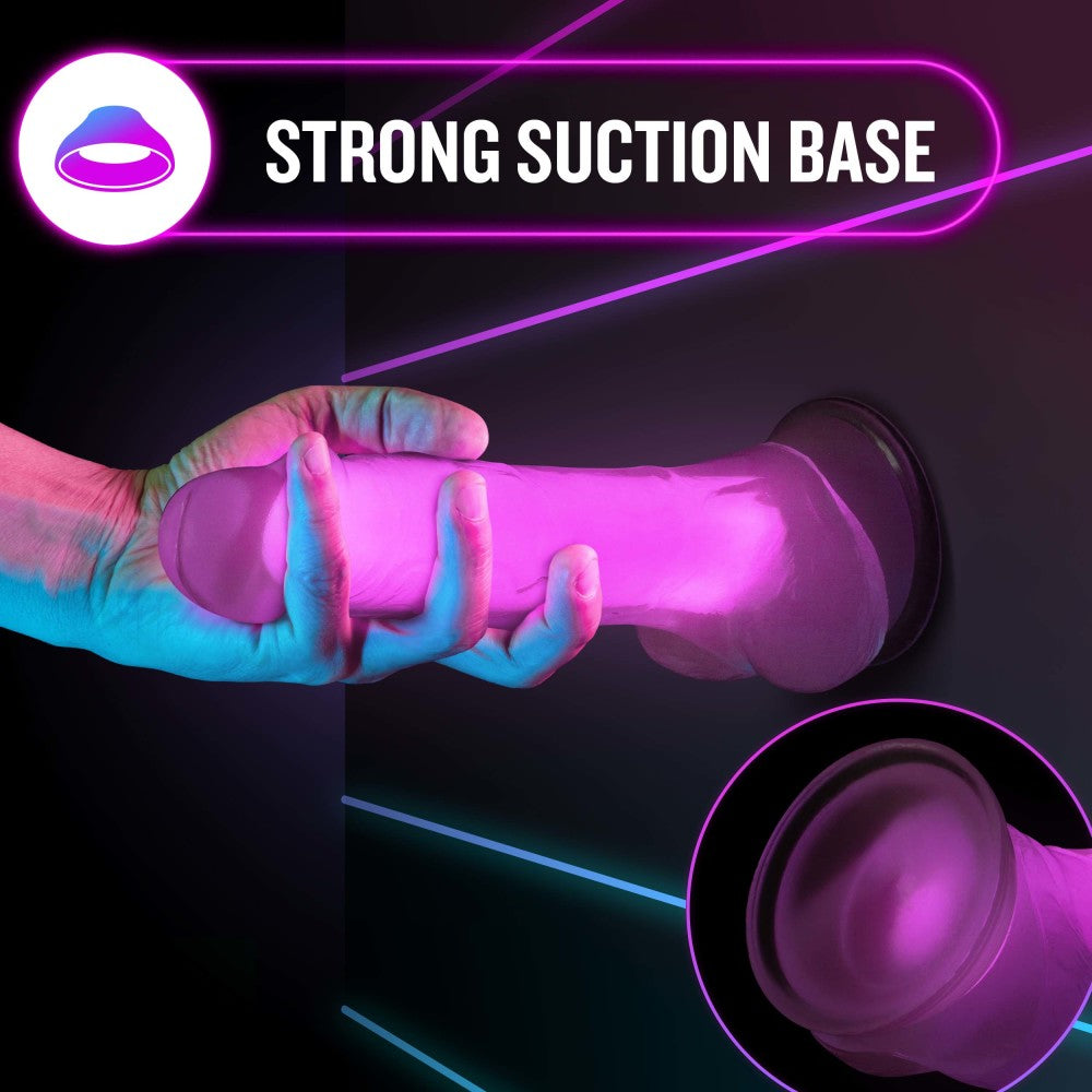 Neo Elite - Glow in the Dark - Paradise - 7in Dual Density Dong - Neon Pink