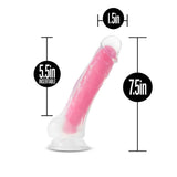 Neo Elite - Glow in the Dark - Paradise - 7in Dual Density Dong - Neon Pink