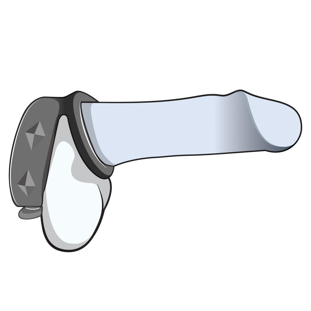 Performance - VS6 - Silicone Cock & Ball Strap - Black