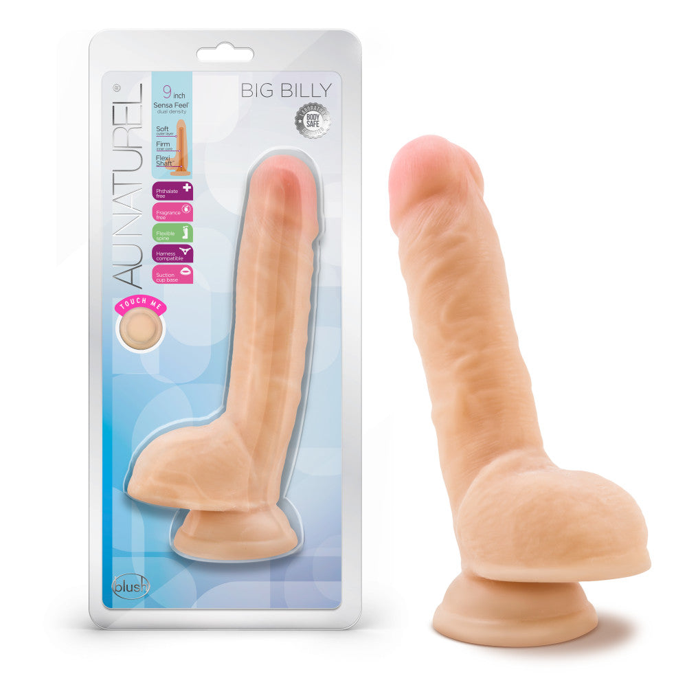 Au Naturel - 9 in Sensa Feel Dildo