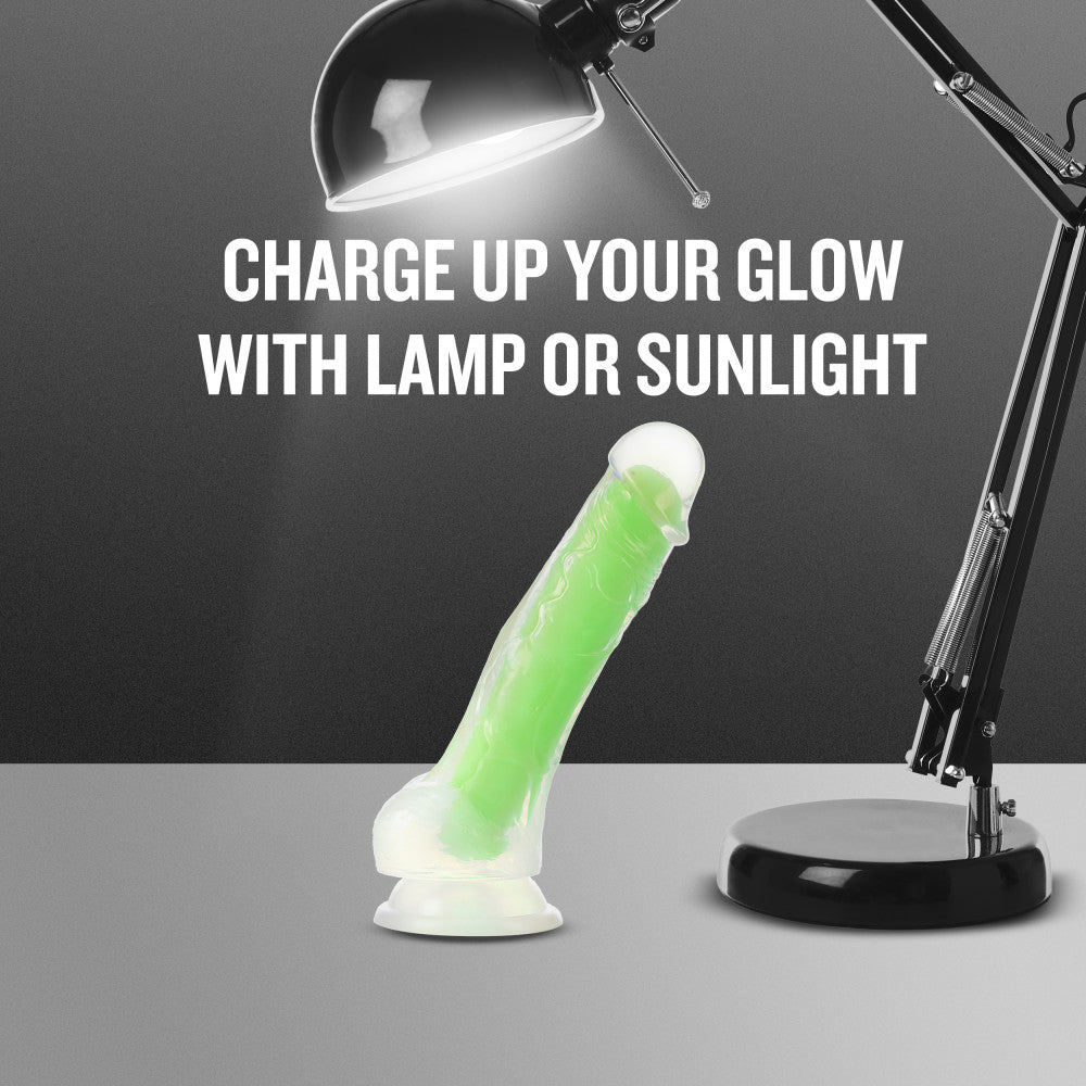 Neo Elite - Glow in the Dark - Viper - 7in Dual Density Dong - Neon Green