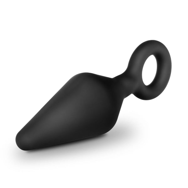 Anal Adventures Platinum - Silicone Loop Plug Kit - Black