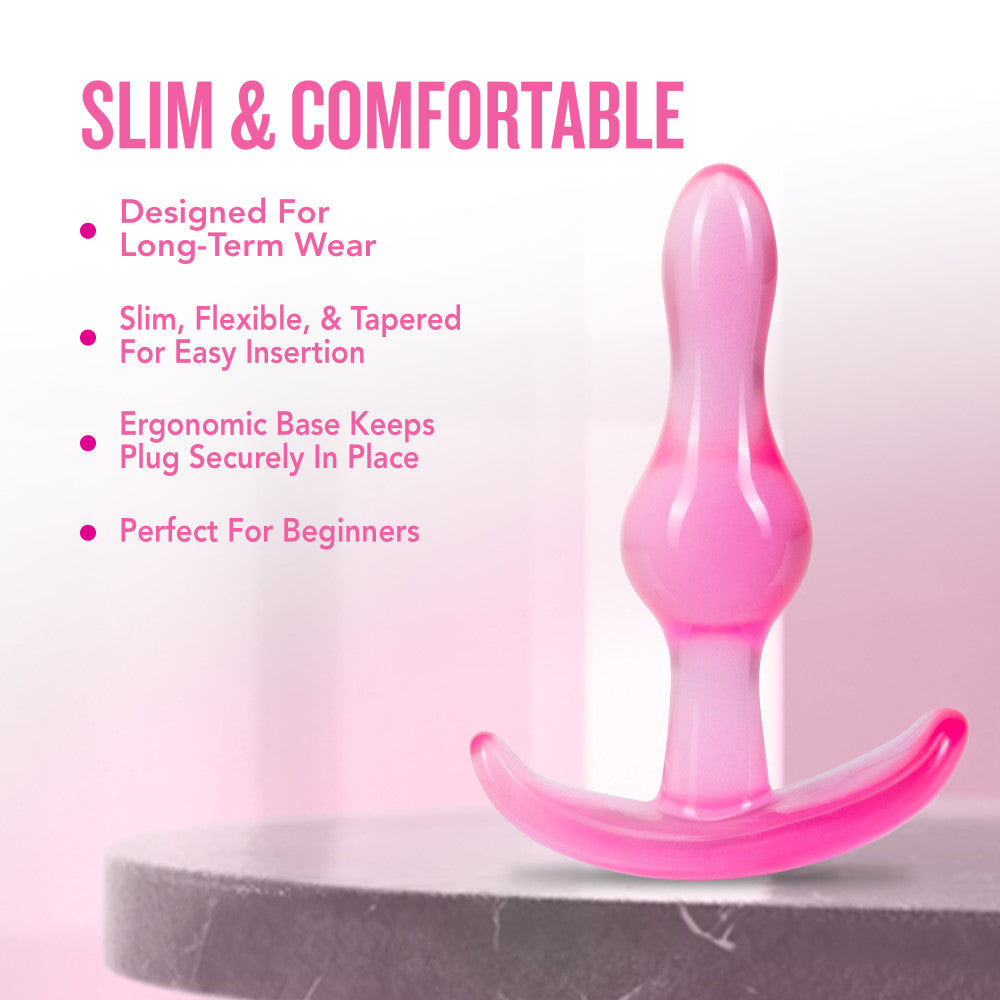 B Yours - Curvy Anal Plug - Pink
