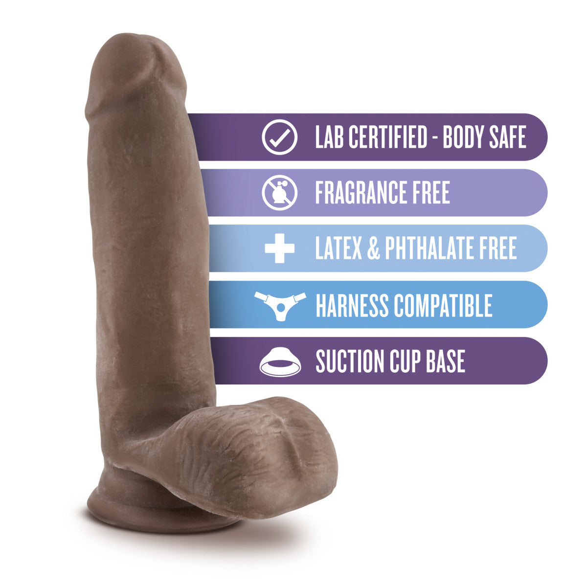 Au Naturel - 7 in Sensa Feel Dildo