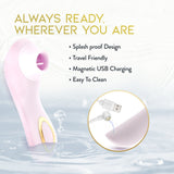 Delice Fleur Air Pulsing Vibrator Rechargeable Silicone Clitoral Vibrator