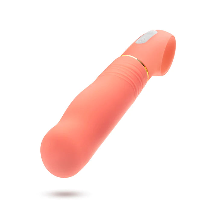 Aria Smokin' AF G-Spot Coral 6-Inch Loop Handle Vibrator The Love Store Online Aria Smokin' AF G-Spot Coral 6-Inch Loop Handle Vibrator The Love Store Online