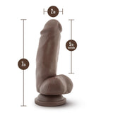 Dr. Skin - Mr. Smith 7in Dildo with Suction Cup - Chocolate