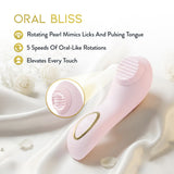 Delice Dahlia Rechargeable Silicone Stimulating Personal Massager - Pink