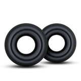 Stay Hard - Donut Rings Oversized - Black