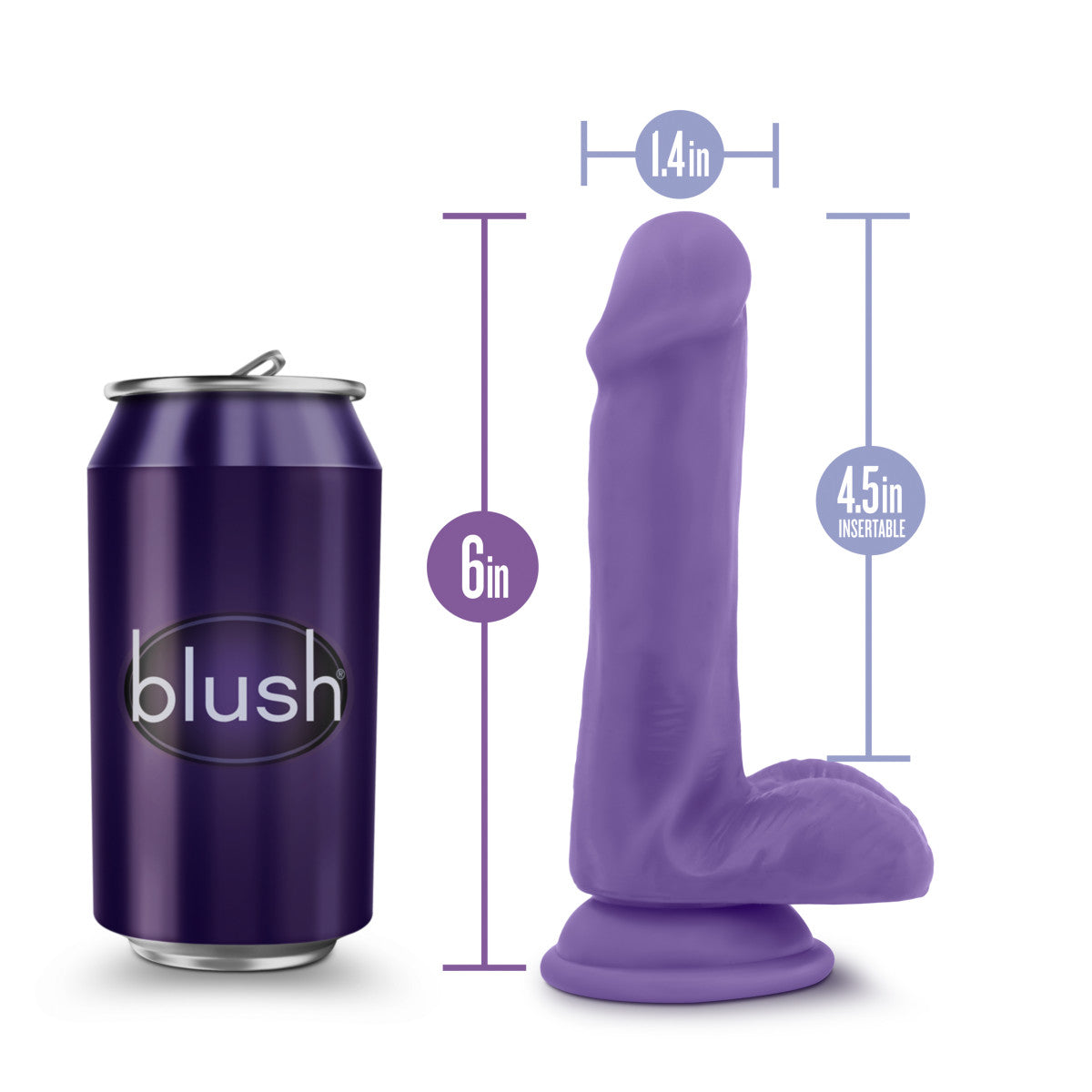 Au Naturel Bold - Delight - 6 in Dildo