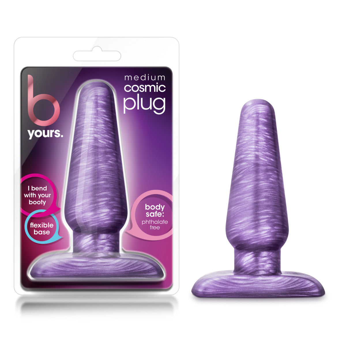 B Yours - Medium Cosmic Plug - Purple