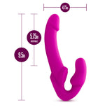 Temptasia - Estella - Strapless Silicone Dong - Pink