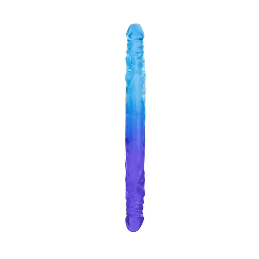 B Yours Sugar Stud Double Dildo 13.75in - Blue