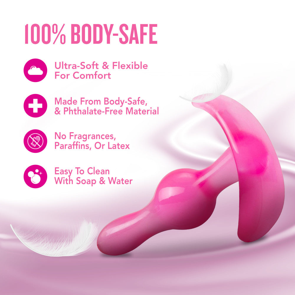 B Yours - Curvy Anal Plug - Pink
