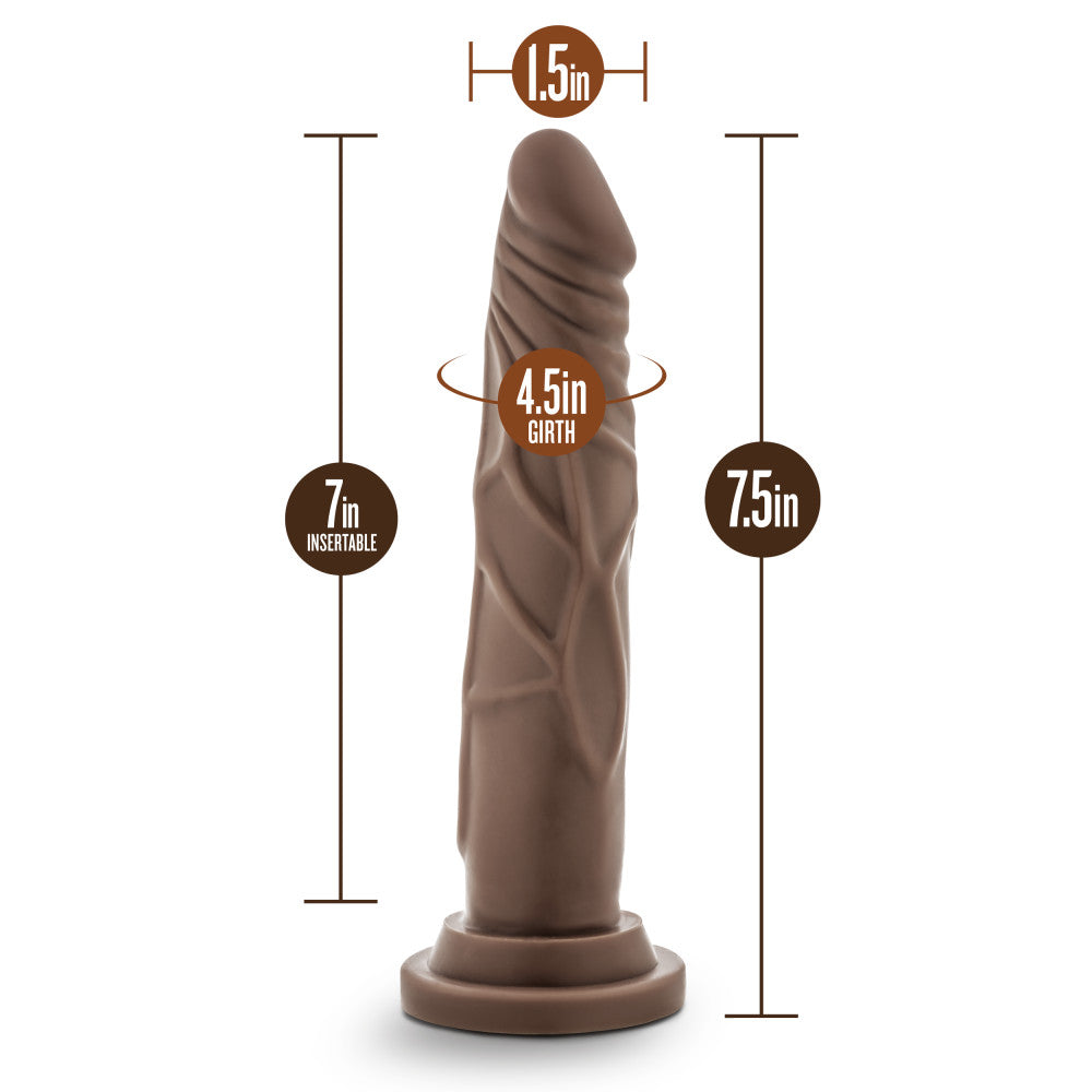 Dr. Skin Silicone - Dr. Carter - 7 in Dong with Suction Cup