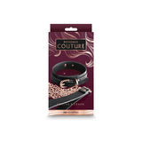 Bondage Couture Vinyl Collar and Leash